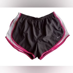 Nike Dri-Fit Tempo Running Shorts Women's XL Black Pink White Elastic Waist